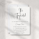 Search for triplet baby shower invitations Simple