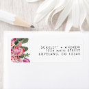 Search for hibiscus flowers return address labels Baby shower