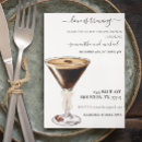 Search for martini bridal shower invitations Watercolor