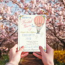 Search for hot air balloon bridal shower invitations Flowers