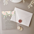 Search for ivory birthday invitations Botanical