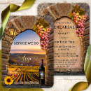 Search for winery rehearsal dinner invitations Grapes