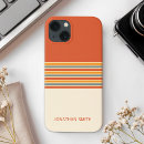 Search for orange stripe iphone cases For him