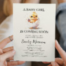 Search for spring bunny baby shower invitations Elegant