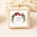 Search for red and white poinsettias stickers Elegant