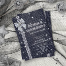 Search for denim and diamonds birthday invitations Bling