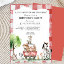 Search for petting zoo birthday invitations Barnyard bash