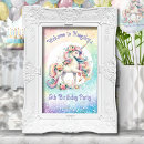 Search for unicorn birthday party decor Welcome