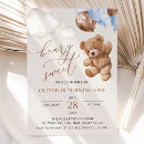 Search for boy bear birthday invitations Baby boy