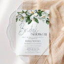 Search for magnolia bridal shower invitations Calligraphy