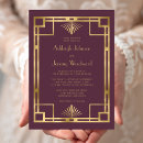Search for maroon border invitations Vintage