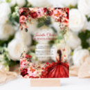 Search for enchanted quinceanera invitations Watercolor