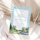 Search for golf bridal shower invitations Green