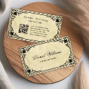 Search for parchment business cards Vintage