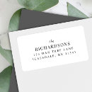 Search for family last name return address labels Surname