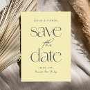 Search for yellow wedding save the dates Modern