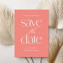 Search for coral wedding save the dates Elegant