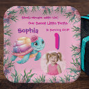 Search for sea turtle paper plates 1st birthday