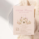 Search for little princess baby shower invitations Castle