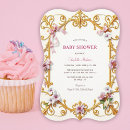 Search for royal baby girl shower invitations Gold