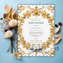 Search for gold baby boy shower invitations Royal