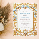Search for gold baby boy shower invitations Royal