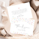 Search for baby sprinkle thank you cards Cute