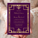Search for purple border wedding invitations Vintage