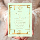 Search for mint wedding invitations Vintage