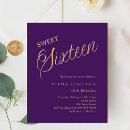 Search for purple gold sweet 16 Modern