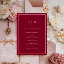 Search for burgundy border invitations Elegant