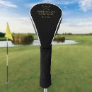 Search for black and gold golf head covers Classic
