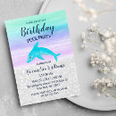 Search for dolphin birthday invitations Birthday pool party