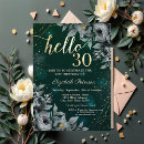 Search for green 30th birthday invitations Roses