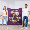 Search for heart shaped collage blankets For her