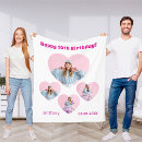 Search for girl birthday blankets Pink
