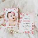 Search for strawberries birthday invitations Berry sweet one