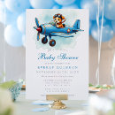 Search for vintage airplane invitations For her