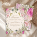 Search for pink watercolor invitations Flowers
