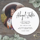 Search for circular wedding invitations Contemporary