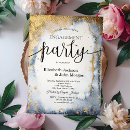 Search for stars engagement party invitations Calligraphy