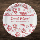 Search for pizza party plates Hand drawn