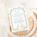 Search for silly invitations Blue bow