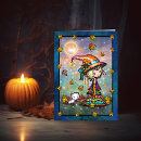 Search for kitten halloween cards Witch