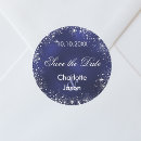 Search for winter save the date stickers Navy blue