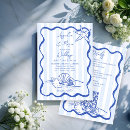 Search for seashell border invitations Blue