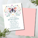 Search for purple pink butterfly quinceanera invitations Floral