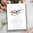 Search for airplane bridal shower invitations Aeroplane