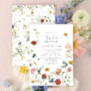 Search for garden bridal shower invitations Watercolor