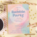Search for bubbles birthday invitations Bubble party